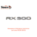 ШИЛЬДИКИ НА БАГАЖНИК RX300 ЗОЛОТИСТ ШИЛЬДИКИ НА БАГАЖНИК RX300 ЗОЛОТИСТ